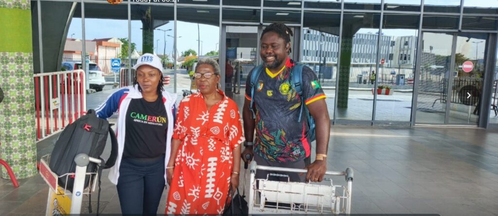 Arrivée de la délégation à l’aéroport de Cotonou