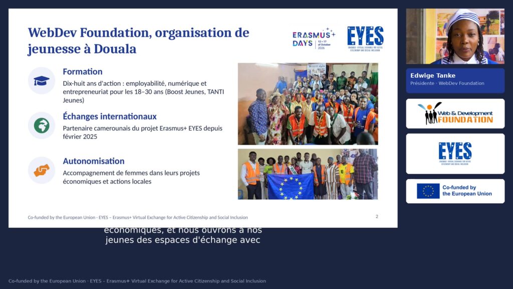 WebDev Foundation, organisation de jeunesse à Douala